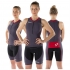 Zone3 Aquaflo tri top grijs-rood dames 2015  Z14197